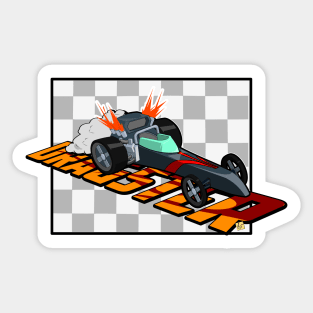 Dragster Sticker